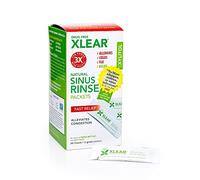 Xlear Natural Xylitol Sinus Rinse Refill, Neti Pot Saline Packets - Nose Cleaner, Works with Most Nasal Irrigation Systems, 50 Count (Pack of 4)