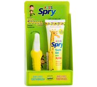 Xlear, The Original Baby Banana Brush, Training Toothbrush and Gel, 2 Piece Kit