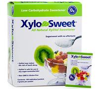 Xlear XyloSweet Plant Sourced Xylitol Sweetener - Pure Natural Sugar Substitute, Granules, Non-GMO, Gluten-Free, 100 Packets (Pack of 3)
