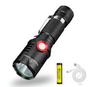 XLENTGEN Torches LED Super Bright 20000 Lumens Rechargeable Torch with Stepless Dimming, IP65 Waterproof, 2 Modes Portable Tactical Flashlight for Camping, Dog Walking, Emergency