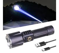 XLENTGEN Torches LED Super Bright 600000 Lumens Rechargeable Flashlight High Power 1500 Meters Long Range Beam Powerful Flash Light 5 Modes Tactical Torch Waterproof for Camping Emergency