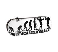XLEWSIEU Bodybuilding Evolution Print Leather Pencil Case Stylish & Functional Pen/Pencil Case, Cosmetic Case, Change Box