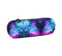 XLEWSIEU Cool Star River Print Leather Pencil Case Stylish & Functional Pen/Pencil Case, Cosmetic Case, Change Box