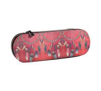 XLEWSIEU Shaman Amulet Print Leather Pencil Case Stylish & Functional Pen/Pencil Case, Cosmetic Case, Change Box