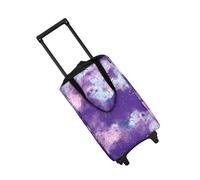 XLFKD Handcart Folding Shopping Cart with Wheels for Buying Groceries Small Cart for Home Use Shopping Cart Grocery Bag,purple starry sky