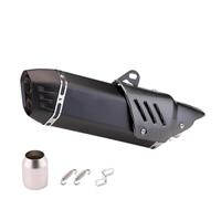 XLFKGPGFMU 36-51mm Motorcycle Exhaust Silencer Pipe Exhaust Muffler For Most Motorcycle For NINJA 250/400 ZX6R YZFR3 CBR250 XLFKGPGFMU(Type D)