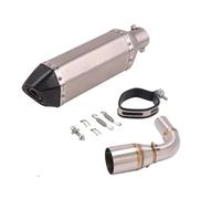 XLFKGPGFMU For SUZUKI DR160 DR150S DR 160 Slip On Motorcycle Exhaust Full System Modify 51MM Link Pipe Moto Muffler XLFKGPGFMU(Type J)