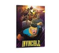 XLFNUN Invincible Comics Cover Art Poster1 Decorative Painting Canvas Wall Posters And Art Picture Print Modern Family Bedroom Decor Posters 24x36inch(60x90cm)