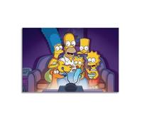 XLFNUN The Simpsons Animated TV Show Poster3 Decorative Painting Canvas Wall Posters And Art Picture Print Modern Family Bedroom Decor Posters 20x30inch(50x75cm)