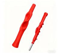 XLHWYDYP Golf Swing Trainer, Anti-Slip Rubber Golf Grip Training Aid, Removable Swing Grip Attachment for Correct Hand Positioning, Enhance Grip Strength, Precision