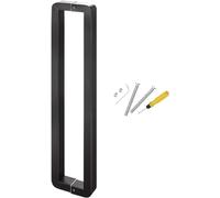 XLHWZS Sliding Barn Door Handle - 304 Stainless Steel Long Pull Push for Entrance, Gate, Commercial & Interior/Exterior Glass Doors(Schwarz,32.5Cm(12.8In))