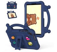 Xliamcp Case for Lenovo Tab One 8.7 inch/ K9 2025 TB305FU, Navy | Kids Friendly, Cute Animal DIY, Handle with Stand, EVA Foam Lightweight, Shockproof Protective Tablet Cover