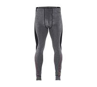 XLIGHT 100% Merino Wool Underwear, XXXL, Medium Gray/Black
