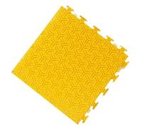 XLIHAWY Outdoor Deck Tile, Plastic Interlocking Modular Garage Flooring Cushion, Water Proof Garden Floor Tile For Park Badminton Court(Yellow,30.4x30.4cm/45pcs)