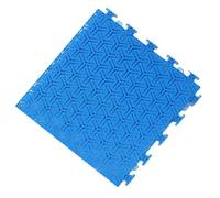 XLIHAWY Outdoor Deck Tile, Plastic Interlocking Modular Garage Flooring Cushion, Water Proof Garden Floor Tile For Park Badminton Court(Blue,30.4x30.4cm/63pcs)