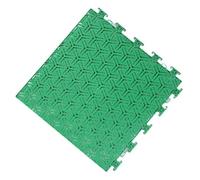 XLIHAWY Outdoor Deck Tile, Plastic Interlocking Modular Garage Flooring Cushion, Water Proof Garden Floor Tile For Park Badminton Court(Green,30.4x30.4cm/54pcs)