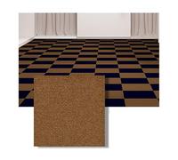 XLIHAWY Splicing Carpet Tiles, Self Adhesive Carpet Squares, Stick Floor Carpeting Tile for Kitchen Living Room Basement(F,23.6x23.6in/12pcs)