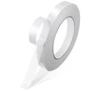 XLIUAX 1 Roll Hem Tape, Hemming Tape for Curtains Fabrics Tapes Double Sided Tapes for Clothes No Sewing Design for Pants Dresses Skirts Clothes Arts Clear Strong Self-Adhesive Carpet Repair DIY