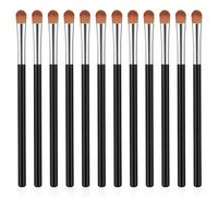 XLIUAX 12 Pcs Concealer Brush, Eyeshadow Brush Flat Concealer Brushes Small Eyeshadow Brushes Makeup Applicator for Brow Tools for Cream Liquid Shadows Blending Mini Eye Applicator Smudge