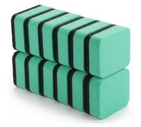 XLIUAX 12pcs Magnetic Whiteboard Erasers, Mini Dry Erase Eraser with Thick Felt Pad Chalkboard Cleaner Wiper for Cleaning Drywipe Boards for Home Office Classroom Supplies, 2" x 2"(Green)