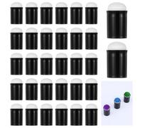 XLIUAX 30 Pcs Finger Sponge Daubers, Soft Face Paint Sponges Craft Drawing Sponge Reusable Finger Painting Sponges for Arts Painting Card Making Stamping Ink