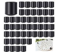 XLIUAX 48pcs Trivet Rubber Feet Replacement, Crock Rubber Pegs Pads Rubber Feet for Metal Trivets Prevent Scratches and Damages for Pot