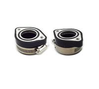 XLJOY 2x Carb Intake Adapter Boot Rubber Pipe Flange for VM24 PE24 26 28 OKO Pit Bike