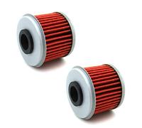 XLJOY Oil Filter 2pcs for 2013 CRF150F 05-13 CRF450X 04-13 CRF250X 07-13 CRF150R 04-13 CRF250R 11-12 Husqvarna TE310 10-13 Husqvarna TE250 09-12 Husqvarna TC250 Replace Parts Number is HF116 & KN116