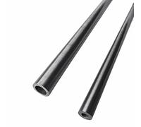 XLJP 1PC Precision Hollow Carbon Steel Pipe, Fine-drawn Cold-drawn Bright Iron Tube 20# Diameter 10mm 11mm 12mm(25cm,OD12mm ID5mm)