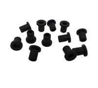 XLJP 1PC T-Type Silicone Rubber Hollow Small Bushing Plug Parts T Type Grommet Single Hole OD ID 0.5 /1 /1.5/ 2 /2.5/ 3.1 /4/ 4.3/ 5/ 6/ 7/ 8.4/ 10 /10.5mm ( Color : Black , Size : 5.3mm-hole 4.5mm )