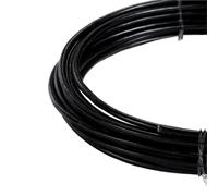 XLJP 2/5/10 Meters Dia 0.6-3mm Anadized Round Aluminum Wire Versatile Painted Aluminium Metal Wire For DIY Jewelry Making Accessories(Black,2.0mm x 5Meters)