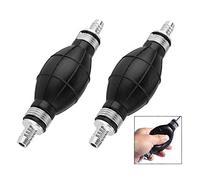 XLKJ 2 Pcs Hot Fuel Transfer Pump Siphon Hand Fuel Primer Bulb,8 mm Rubber Hand Primer In-line To Suit 8mm Fuel Pipe Pump Bulb Type