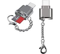 XLKJ 2 Pcs Type-C Card Reader,SD Card Reader,USB-C to Micro SD Memory Card for MicroSD MicroSDHC MicroSDXC