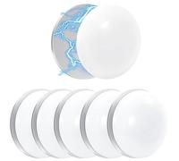 XLKJ 6 Pcs Shower Curtain Weights, Curtain Liner Magnet No Sew, for Drapery, Tablecloth, Flag(White)