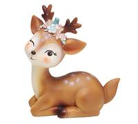 XLKJ Cute Fawn Figurines Miniature Deer Ornaments Toy Fawn Fun Decor