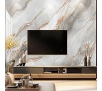 XLMING Abstract Creative Marble Effect Texture Art 3D Wallpaper Premium Textured Silk Study Dining Living Room Bedroom Sofa TV Wall Easy Install-200cm×140cm