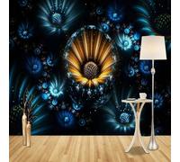 XLMING Abstract Creative Three Dimensional Flowers Individuality 3D Wallpaper Luxury Home Dining Decor Paste Sofa Living Room The Wall for Bedroom Mural-430cm×300cm