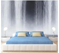 XLMING Abstract Creative Water Patterns Flowing Water Waterfall 3D Wallpaper Luxury Home Dining Decor Paste Sofa Living Room The Wall for Bedroom Mural-300cm×210cm