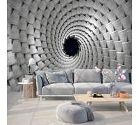 XLMING Abstract Geometry Cement Extended Space 3D Wallpaper Luxury Home Dining Decor Paste Sofa Living Room The Wall for Bedroom Mural-200cm×140cm