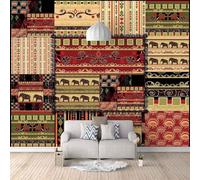 XLMING Abstract Hand Drawn Animal Elephant Art 3D Wallpaper Premium Textured Silk Study Dining Living Room Bedroom Sofa TV Wall Easy Install-300cm×210cm