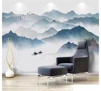 XLMING Abstract Hand Drawn Landscape Art Scenery 3D Wallpaper Luxury Home Dining Decor Paste Sofa Living Room The Wall for Bedroom Mural-250cm×170cm