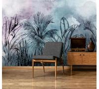 XLMING Abstract Hand Drawn Minimalist Tropical Plants 3D Wallpaper Luxury Home Dining Decor Paste Sofa Living Room The Wall for Bedroom Mural-150cm×105cm