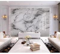 XLMING Abstract Minimalist Black and White Marble Inspired Art 3D Wallpaper Luxury Home Dining Decor Paste Sofa Living Room The Wall for Bedroom Mural-350cm×256cm