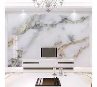 XLMING Abstract Minimalist Golden Marble Inspired Art 3D Wallpaper Luxury Home Dining Decor Paste Sofa Living Room The Wall for Bedroom Mural-200cm×140cm
