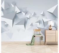 XLMING Abstract Minimalist Three Dimensional Geometric Distinctive 3D Wallpaper Luxury Home Dining Decor Paste Sofa Living Room The Wall for Bedroom Mural-430cm×300cm