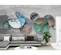XLMING Abstract Mountain Peaks Three Dimensional Multicoloured Geometric 3D Wallpaper Luxury Home Dining Decor Paste Sofa Living Room The Wall for Bedroom Mural-300cm×210cm