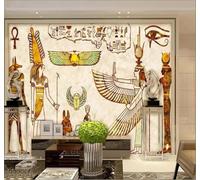 XLMING Abstract Nostalgic Retro People Art 3D Wallpaper Silky Texture Home Study Office Grey Dining Room Sofa Bedroom Living Room TV Backdrop-430cm×300cm