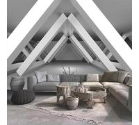 XLMING Abstract Space Extension Large Cubic Geometry 3D Wallpaper Luxury Home Dining Decor Paste Sofa Living Room The Wall for Bedroom Mural-200cm×140cm