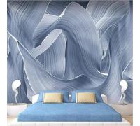 XLMING Abstract Three Dimensional Blue Geometric Creative 3D Wallpaper Luxury Home Dining Decor Paste Sofa Living Room The Wall for Bedroom Mural-150cm×105cm