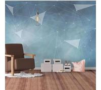 XLMING Abstract Three Dimensional Lines Geometric Creative 3D Wallpaper Premium Textured Silk Study Dining Living Room Bedroom Sofa TV Wall Easy Install-150cm×105cm
